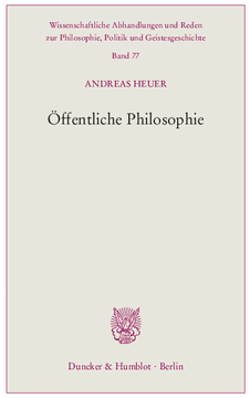 Öffentliche Philosophie Öffentliche Philosophie