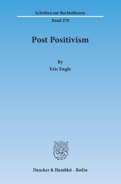 Post Positivism Post Positivism