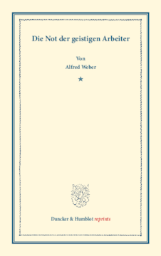 Die Not der geistigen Arbeiter Die Not der geistigen Arbeiter