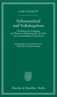 Volksentscheid und Volksbegehren