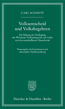 Volksentscheid und Volksbegehren Volksentscheid und Volksbegehren