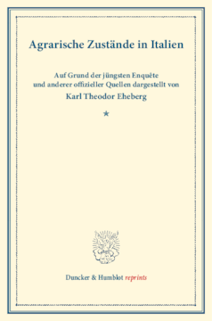Agrarische Zustände in Italien Agrarische Zustände in Italien