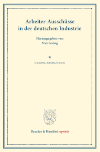 Arbeiter-Ausschüsse in der deutschen Industrie