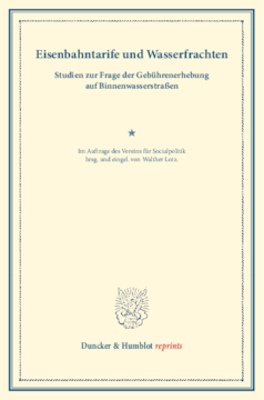 Eisenbahntarife und Wasserfrachten