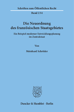 Die Neuordnung des französischen Staatsgebietes Die Neuordnung des französischen Staatsgebietes