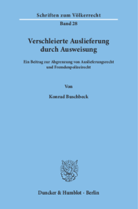 Verschleierte Auslieferung durch Ausweisung