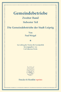 Die Gemeindebetriebe der Stadt Leipzig