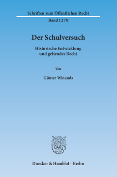 Der Schulversuch Der Schulversuch