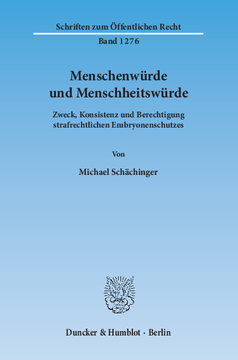 Menschenwürde und Menschheitswürde Menschenwürde und Menschheitswürde