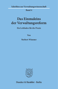 Das Einmaleins der Verwaltungsreform