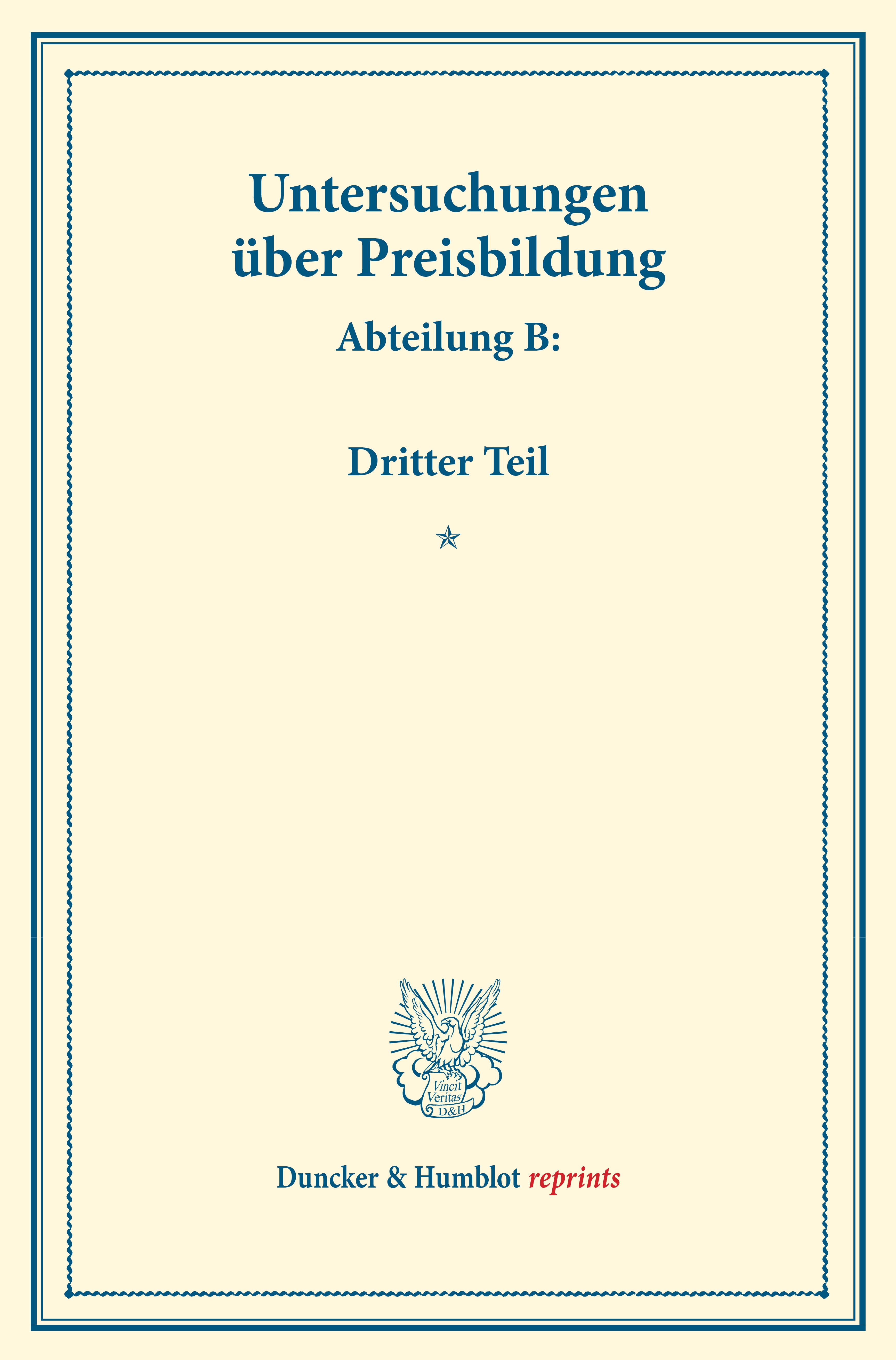 Preisbildung für gewerbliche Erzeugnisse