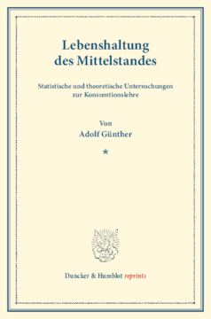 Lebenshaltung des Mittelstandes