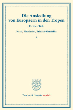 Die Ansiedlung von Europäern in den Tropen Die Ansiedlung von Europäern in den Tropen