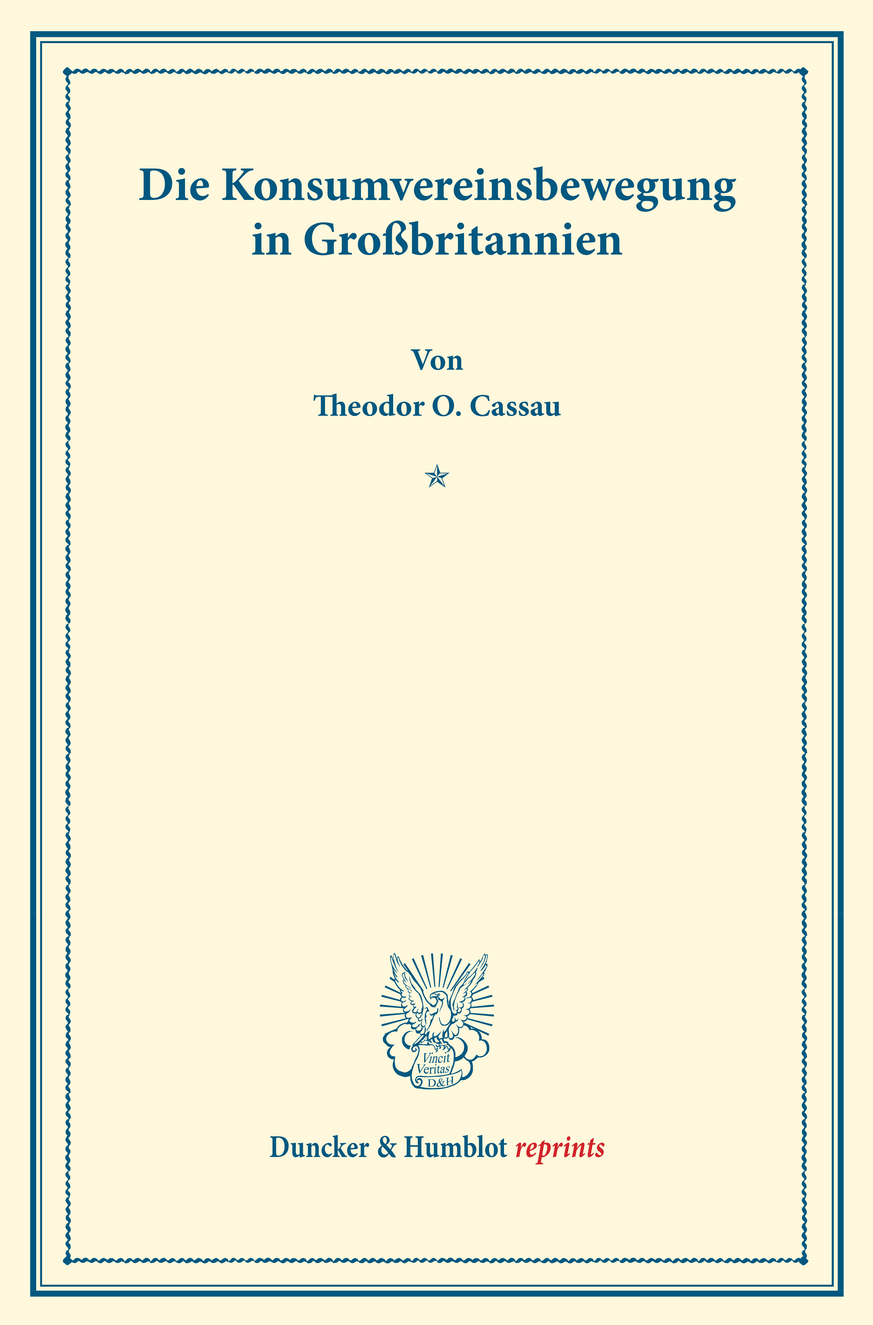 Die Konsumvereinsbewegung in Großbritannien