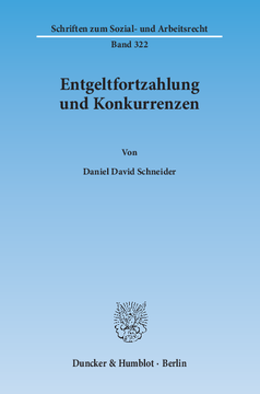 Entgeltfortzahlung und Konkurrenzen Entgeltfortzahlung und Konkurrenzen