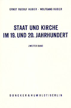Staat und Kirche im 19. und 20. Jahrhundert Staat und Kirche im 19. und 20. Jahrhundert