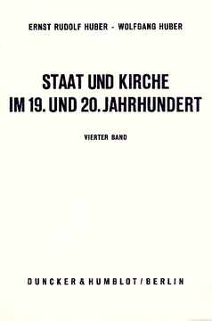 Staat und Kirche im 19. und 20. Jahrhundert Staat und Kirche im 19. und 20. Jahrhundert
