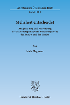 Mehrheit entscheidet Mehrheit entscheidet