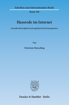 Hassrede im Internet Hassrede im Internet