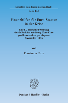 Finanzhilfen für Euro-Staaten in der Krise Finanzhilfen für Euro-Staaten in der Krise