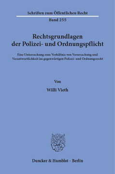 Rechtsgrundlagen der Polizei- und Ordnungspflicht Rechtsgrundlagen der Polizei- und Ordnungspflicht