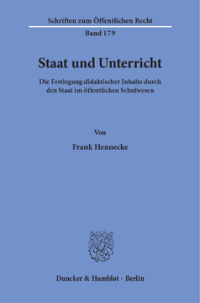 Staat und Unterricht