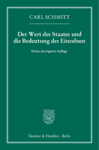 Der Wert des Staates und die Bedeutung des Einzelnen