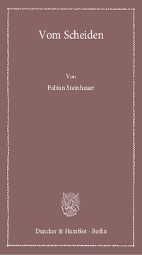 Vom Scheiden Vom Scheiden