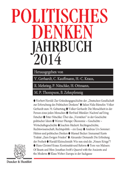 Politisches Denken. Jahrbuch 2014 Politisches Denken. Jahrbuch 2014
