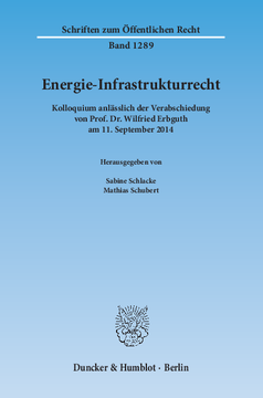 Energie-Infrastrukturrecht Energie-Infrastrukturrecht