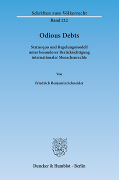Odious Debts Odious Debts