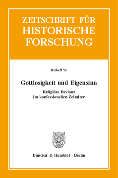 Gottlosigkeit und Eigensinn Gottlosigkeit und Eigensinn