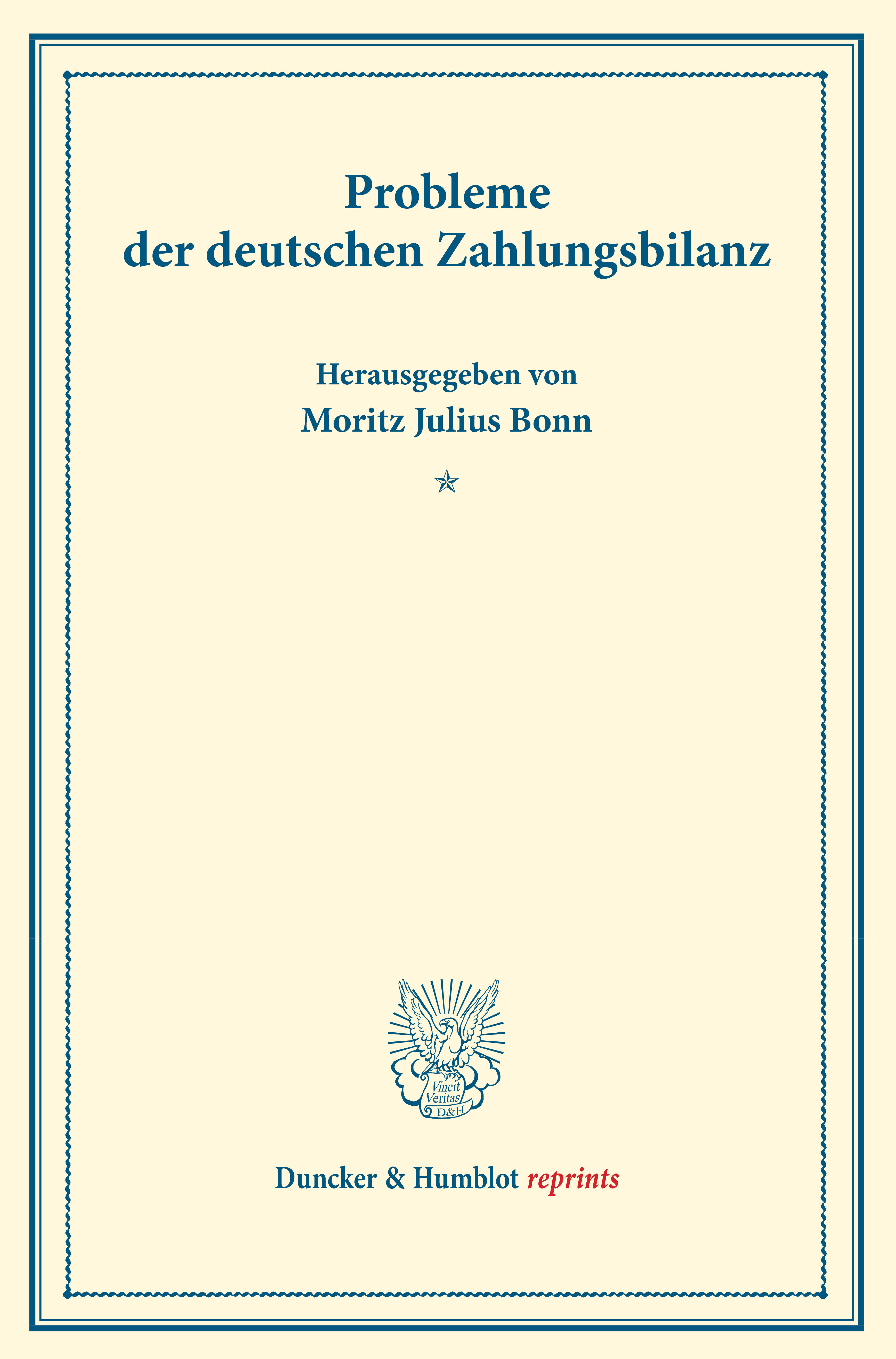 Probleme der deutschen Zahlungsbilanz