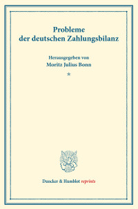 Probleme der deutschen Zahlungsbilanz