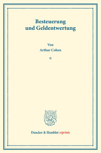 Besteuerung und Geldentwertung