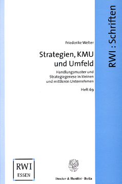 Strategien, KMU und Umfeld Strategien, KMU und Umfeld