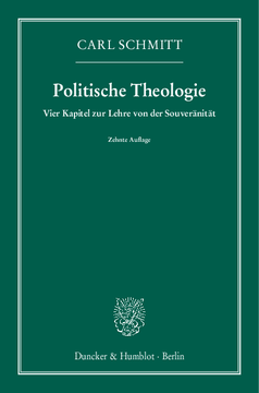 Politische Theologie Politische Theologie