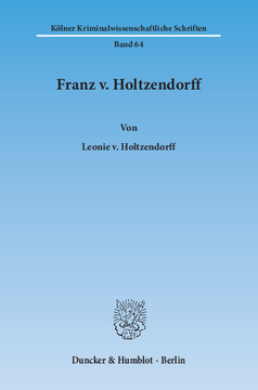 Franz v. Holtzendorff Franz v. Holtzendorff