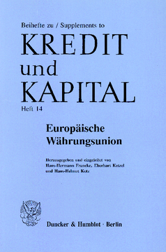 Europäische Währungsunion Europäische Währungsunion