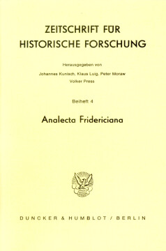 Analecta Fridericiana Analecta Fridericiana