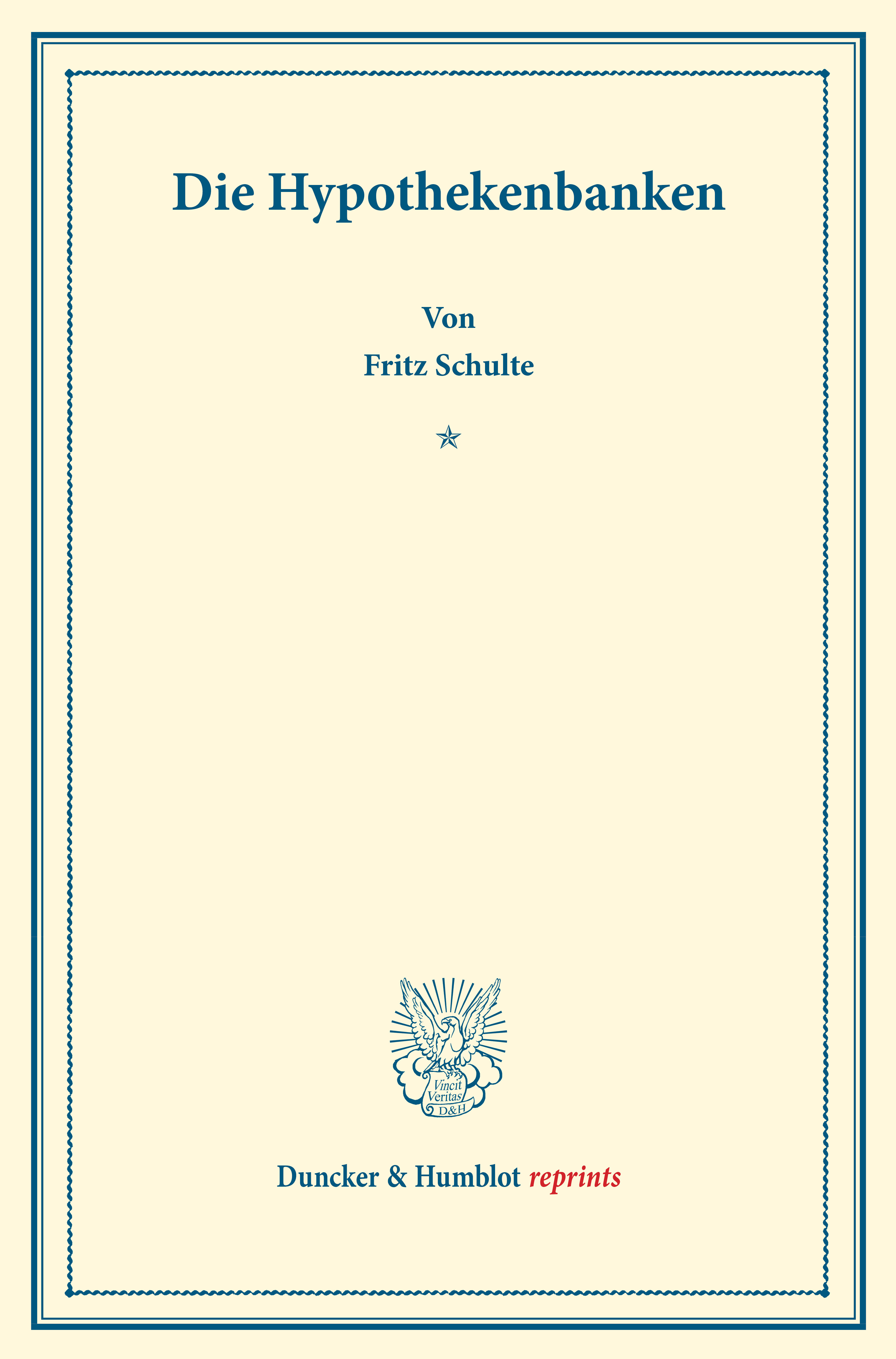 Die Hypothekenbanken