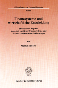 Finanzsysteme und wirtschaftliche Entwicklung