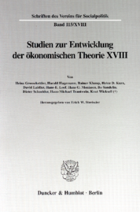 Knut Wicksell als Ökonom
