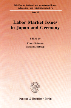 Labor Market Issues in Japan and Germany Labor Market Issues in Japan and Germany