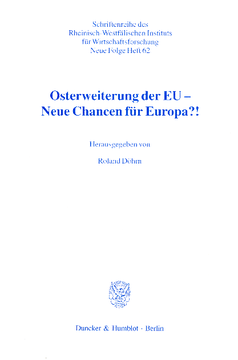 Osterweiterung der EU – Neue Chancen für Europa?! Osterweiterung der EU – Neue Chancen für Europa?!