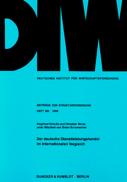 Der deutsche Dienstleistungshandel im internationalen Vergleich Der deutsche Dienstleistungshandel im internationalen Vergleich