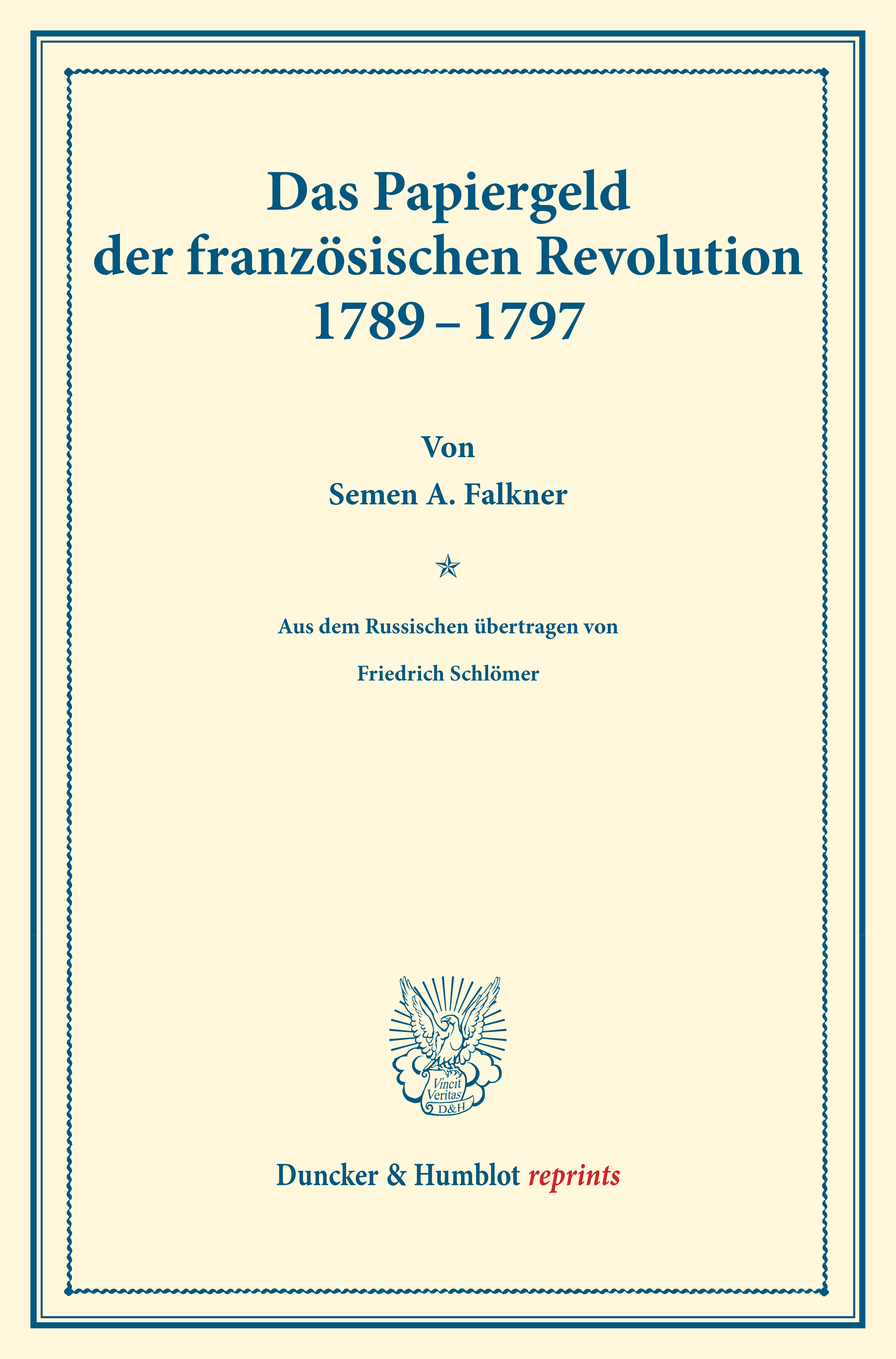 Das Papiergeld der französischen Revolution 1789–1797