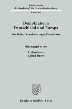 Demokratie in Deutschland und Europa Demokratie in Deutschland und Europa