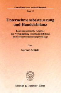 Unternehmensbesteuerung und Handelsbilanz