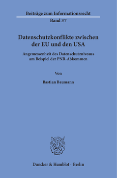 Datenschutzkonflikte zwischen der EU und den USA Datenschutzkonflikte zwischen der EU und den USA